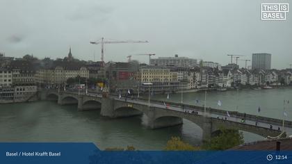 Basel: Middle Bridge, Basel - Martinskirche - Rhine Promenade - Pfalz - Basel Minster - Peterskirche - Wettsteinbrücke - Universität Basel - Spalentor