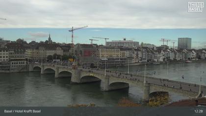 Basel: Middle Bridge, Basel - Martinskirche - Rhine Promenade - Pfalz - Basel Minster - Peterskirche - Wettsteinbrücke - Universität Basel - Spalentor