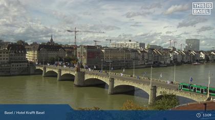 Basel: Middle Bridge, Basel - Martinskirche - Rhine Promenade - Pfalz - Basel Minster - Peterskirche - Wettsteinbrücke - Universität Basel - Spalentor