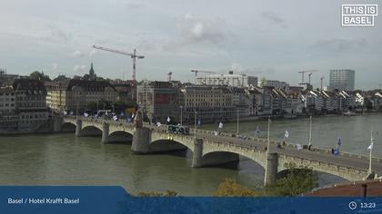 Basel: Middle Bridge, Basel - Martinskirche - Rhine Promenade - Pfalz - Basel Minster - Peterskirche - Wettsteinbrücke - Universität Basel - Spalentor