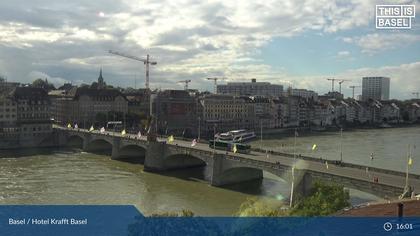 Basel: Middle Bridge, Basel - Martinskirche - Rhine Promenade - Pfalz - Basel Minster - Peterskirche - Wettsteinbrücke - Universität Basel - Spalentor