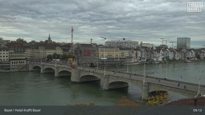 Basel: Middle Bridge, Basel - Martinskirche - Rhine Promenade - Pfalz - Basel Minster - Peterskirche - Wettsteinbrücke - Universität Basel - Spalentor