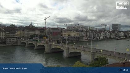 Basel: Middle Bridge, Basel - Martinskirche - Rhine Promenade - Pfalz - Basel Minster - Peterskirche - Wettsteinbrücke - Universität Basel - Spalentor