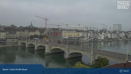 Basel: Middle Bridge, Basel - Martinskirche - Rhine Promenade - Pfalz - Basel Minster - Peterskirche - Wettsteinbrücke - Universität Basel - Spalentor