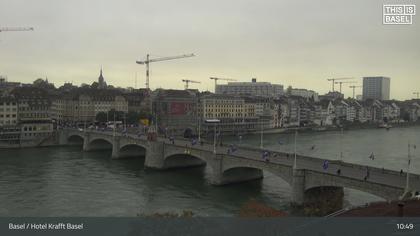 Basel: Middle Bridge, Basel - Martinskirche - Rhine Promenade - Pfalz - Basel Minster - Peterskirche - Wettsteinbrücke - Universität Basel - Spalentor