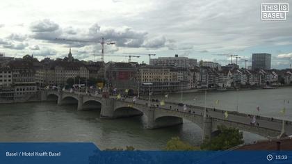 Basel: Middle Bridge, Basel - Martinskirche - Rhine Promenade - Pfalz - Basel Minster - Peterskirche - Wettsteinbrücke - Universität Basel - Spalentor