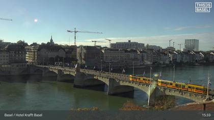 Basel: Middle Bridge, Basel - Martinskirche - Rhine Promenade - Pfalz - Basel Minster - Peterskirche - Wettsteinbrücke - Universität Basel - Spalentor