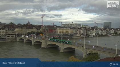 Basel: Middle Bridge, Basel - Martinskirche - Rhine Promenade - Pfalz - Basel Minster - Peterskirche - Wettsteinbrücke - Universität Basel - Spalentor