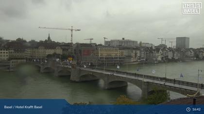 Basel: Middle Bridge, Basel - Martinskirche - Rhine Promenade - Pfalz - Basel Minster - Peterskirche - Wettsteinbrücke - Universität Basel - Spalentor