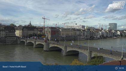 Basel: Middle Bridge, Basel - Martinskirche - Rhine Promenade - Pfalz - Basel Minster - Peterskirche - Wettsteinbrücke - Universität Basel - Spalentor