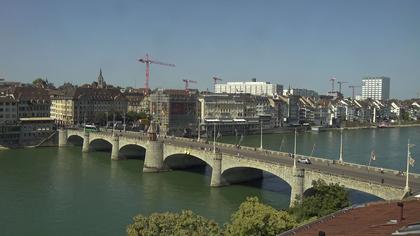 Basel: Middle Bridge, Basel - Martinskirche - Rhine Promenade - Pfalz - Basel Minster - Peterskirche - Wettsteinbrücke - Universität Basel - Spalentor