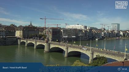 Basel: Middle Bridge, Basel - Martinskirche - Rhine Promenade - Pfalz - Basel Minster - Peterskirche - Wettsteinbrücke - Universität Basel - Spalentor