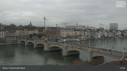 Basel: Middle Bridge, Basel - Martinskirche - Rhine Promenade - Pfalz - Basel Minster - Peterskirche - Wettsteinbrücke - Universität Basel - Spalentor