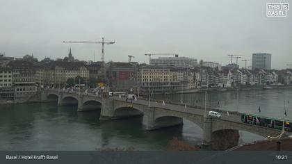 Basel: Middle Bridge, Basel - Martinskirche - Rhine Promenade - Pfalz - Basel Minster - Peterskirche - Wettsteinbrücke - Universität Basel - Spalentor