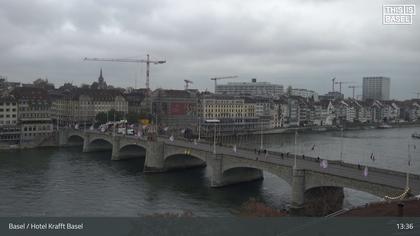 Basel: Middle Bridge, Basel - Martinskirche - Rhine Promenade - Pfalz - Basel Minster - Peterskirche - Wettsteinbrücke - Universität Basel - Spalentor