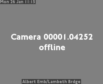 Traffic Cam London: Albert Emb/Lambeth Brdge