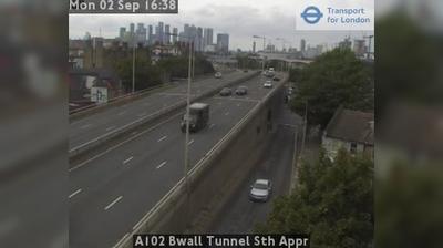 London: A102 Bwall Tunnel Sth Appr