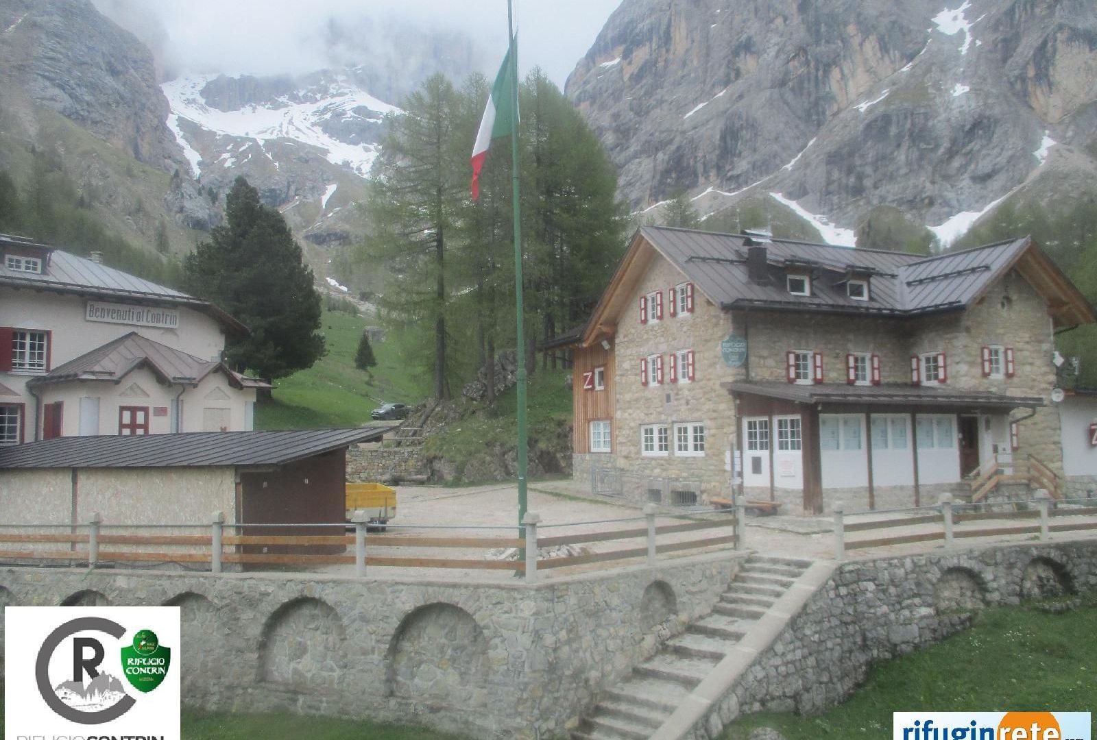 Traffic Cam Canazei: Rifugio Contrin