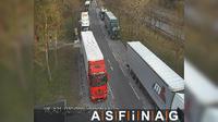 Gemeinde Heiligenkreuz: A, bei Rastplatz Dornbach, Blickrichtung LKW-Stellplatz - Km ,