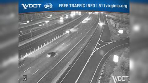 Traffic Cam Accotink Heights: I-495 - MM 52 - NB - I-495 at Route 236 - Little River Turnpike