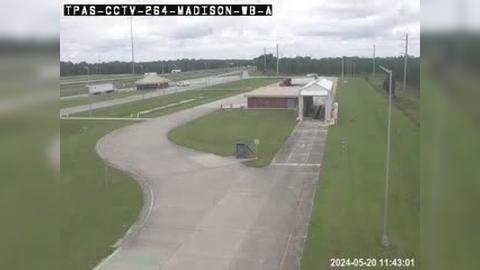 Traffic Cam Madison: TPAS-20632: I-10 WB - Weigh Station A