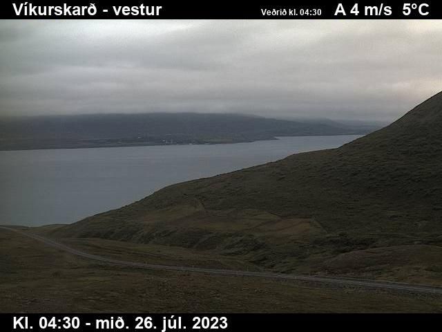 Traffic Cam Grenivik: Víkurskarð