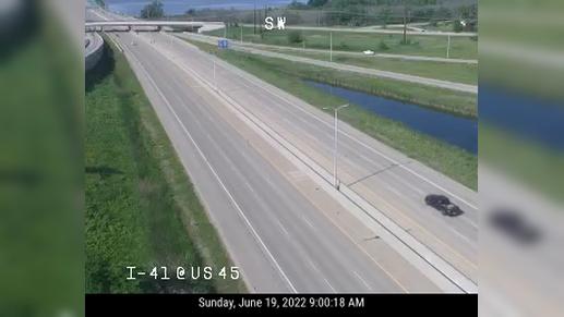 Traffic Cam Oshkosh: I-41 @ US 45