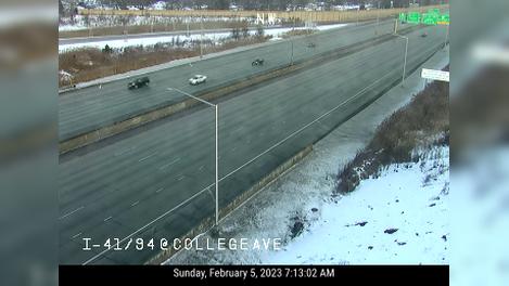 Traffic Cam Appleton › South: I-41/94 at College Ave