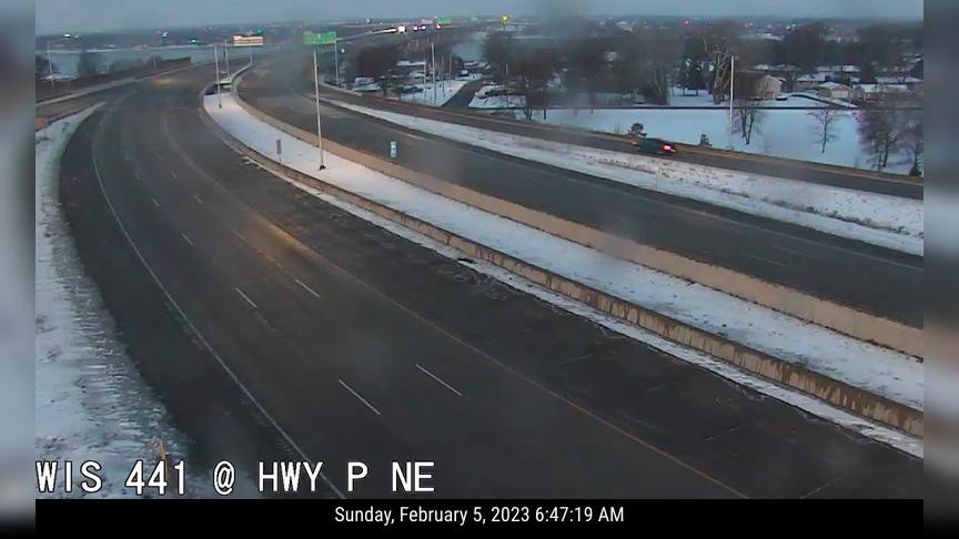 Traffic Cam Clinton's Addition: WIS 441 at County P