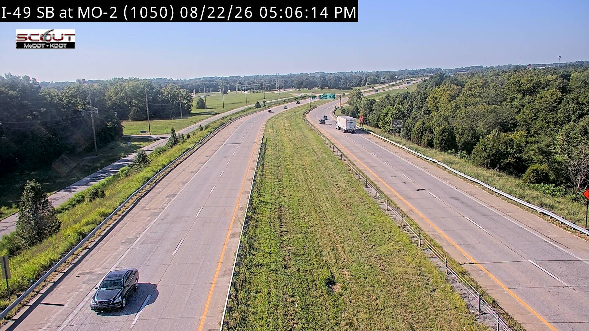 Traffic Cam Harrisonville: I- S @ S of Mo-
