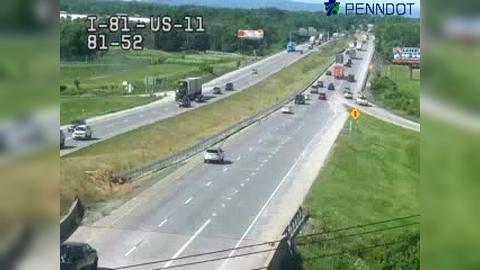 Traffic Cam Middlesex: I-81 @ EXIT 52 (US 11 NEW KINGSTON)