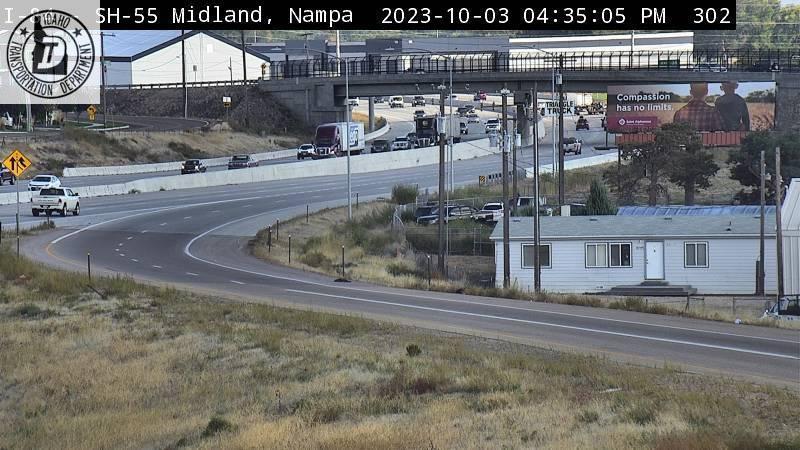 Traffic Cam Nampa: I-84: SH-55 Midland: SH-55 Midland