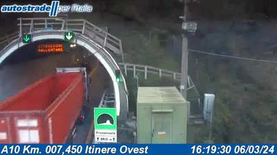 Preview delle webcam di Ponente: A10 Km. 007,450 Itinere Ovest