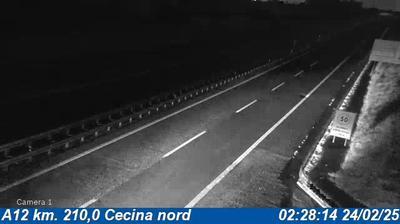 Preview delle webcam di Riparbella: A12 km. 210,0 Cecina nord