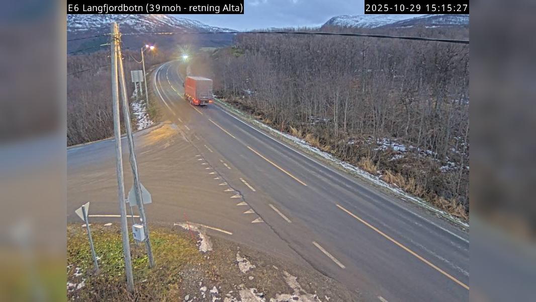 Traffic Cam Langfjordbotn: E6 - Alta