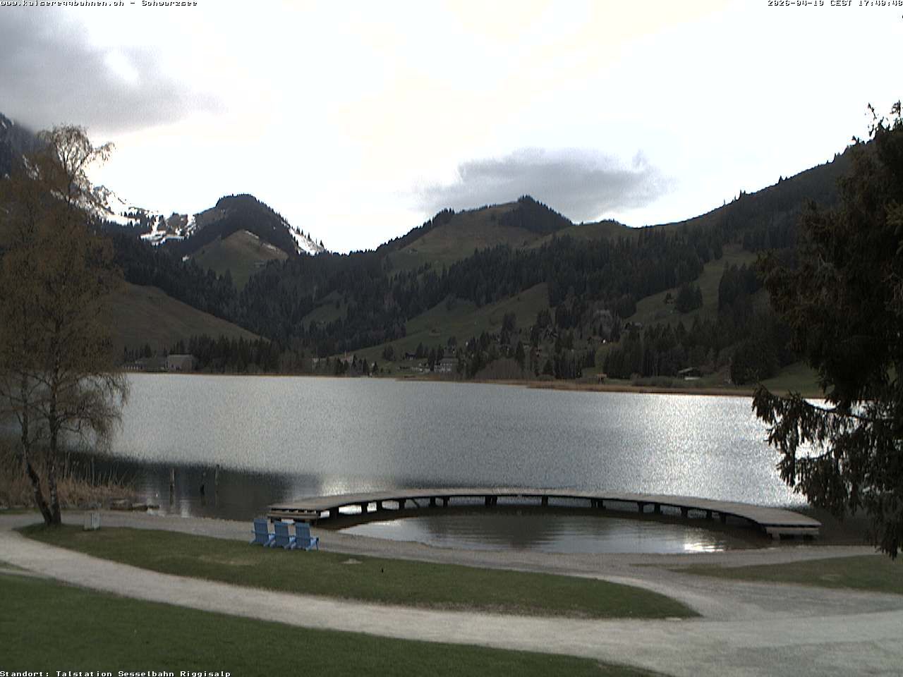 Plaffeien: Schwarzsee im Kanton Freiburg