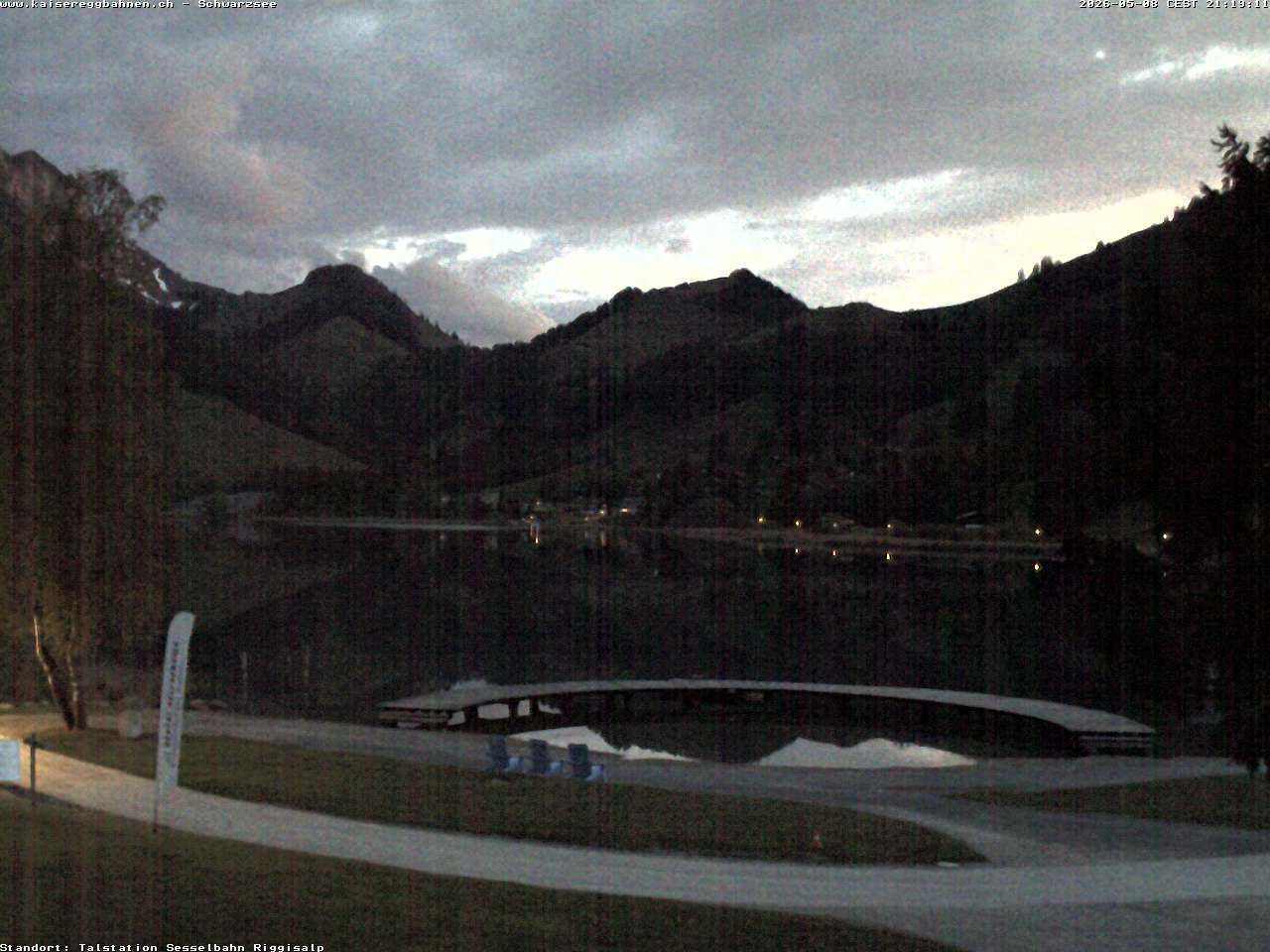Plaffeien: Schwarzsee im Kanton Freiburg