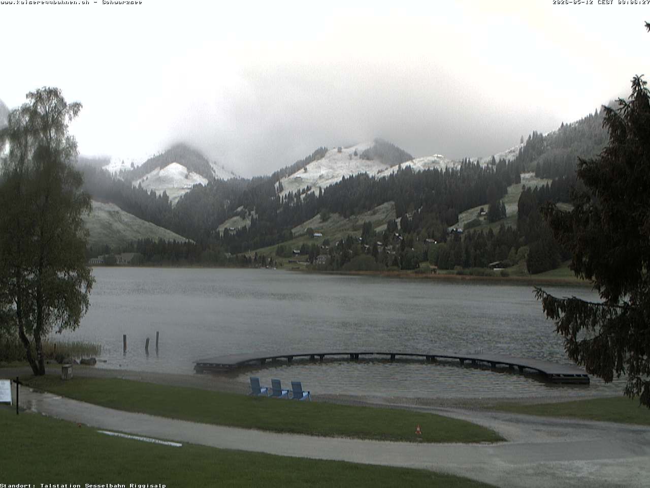Plaffeien: Schwarzsee im Kanton Freiburg