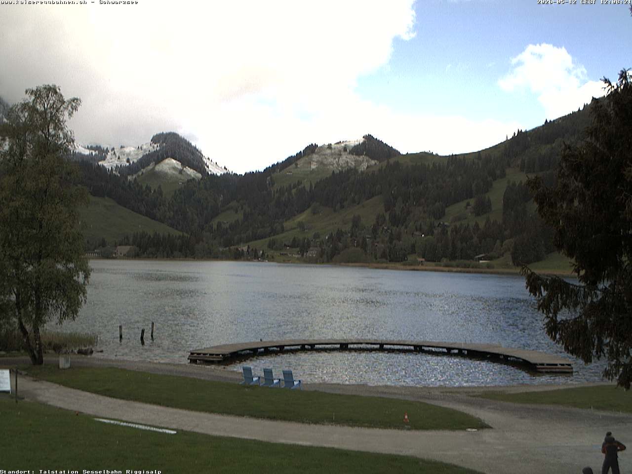Plaffeien: Schwarzsee im Kanton Freiburg
