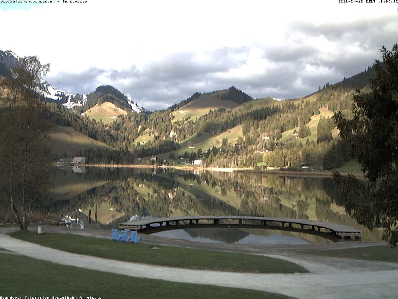 Plaffeien: Schwarzsee im Kanton Freiburg