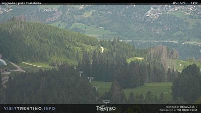 immagine della webcam nei dintorni di Canal San Bovo: webcam Alpe Cermis