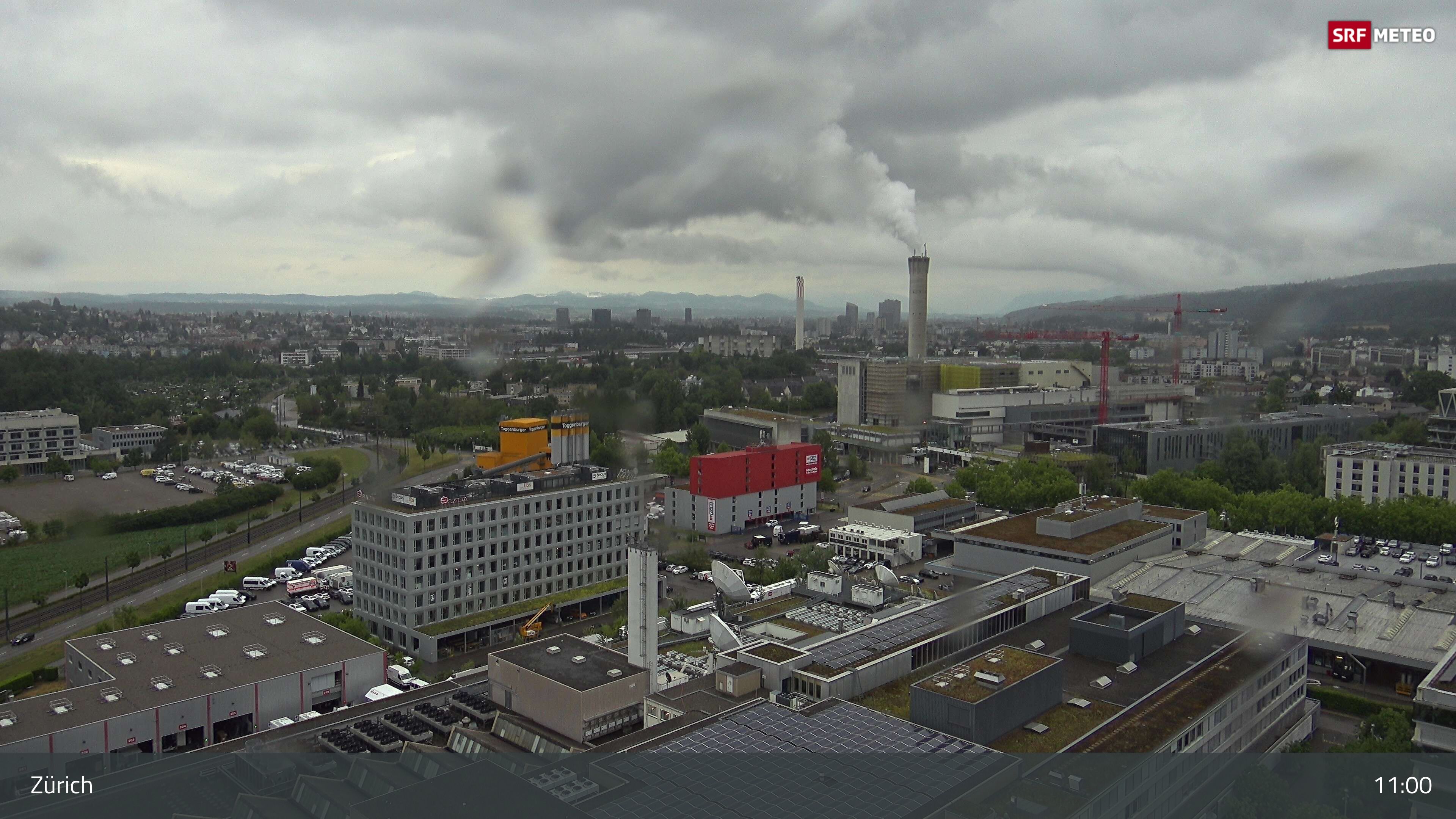 Zürich › Südosten: Schweizer Radio und Fernsehen (Studio Zürich Leutschenbach) - Sonderabfall-Sammelstelle Hagenholz