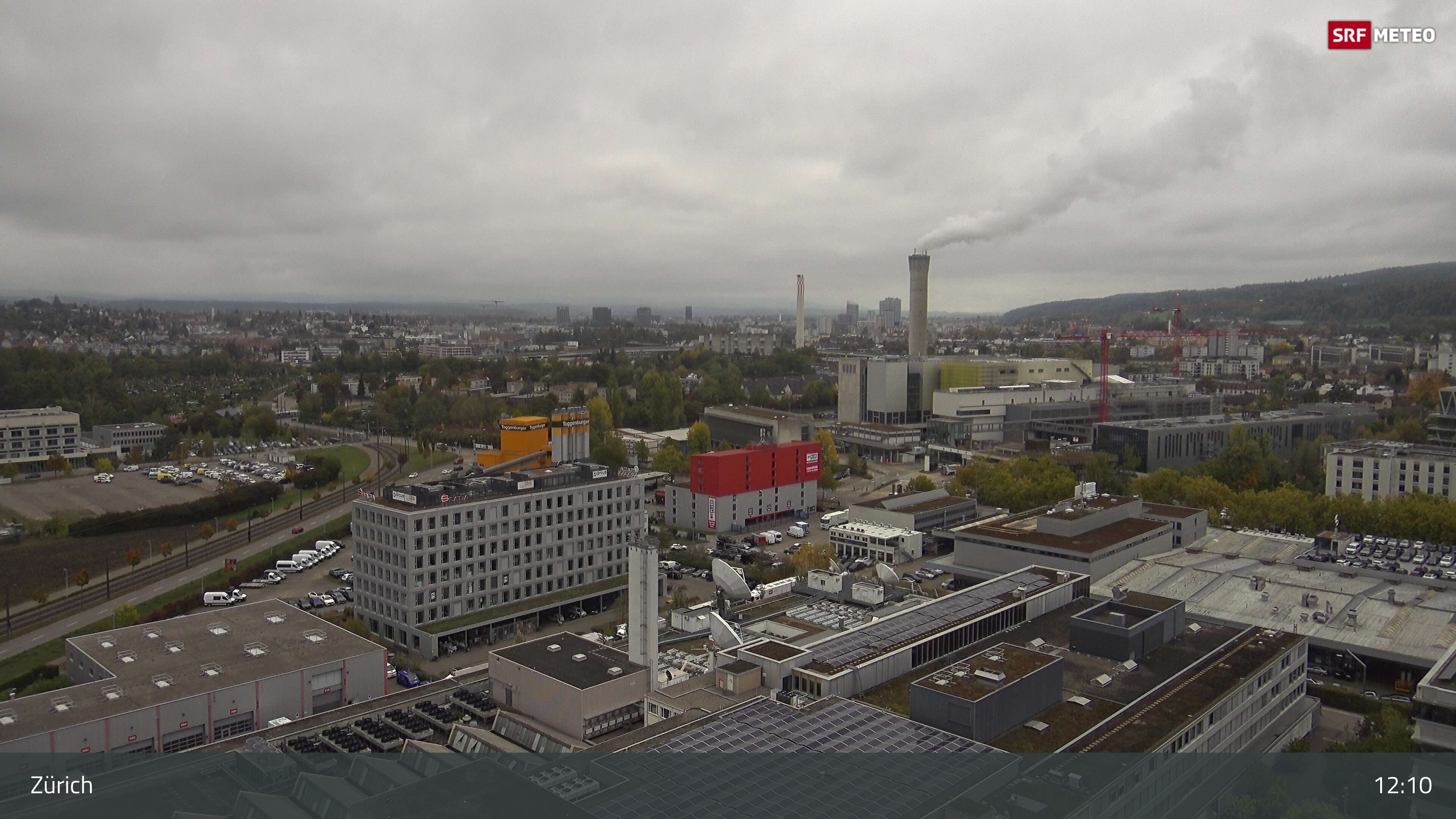 Zürich › Südosten: Schweizer Radio und Fernsehen (Studio Zürich Leutschenbach) - Sonderabfall-Sammelstelle Hagenholz