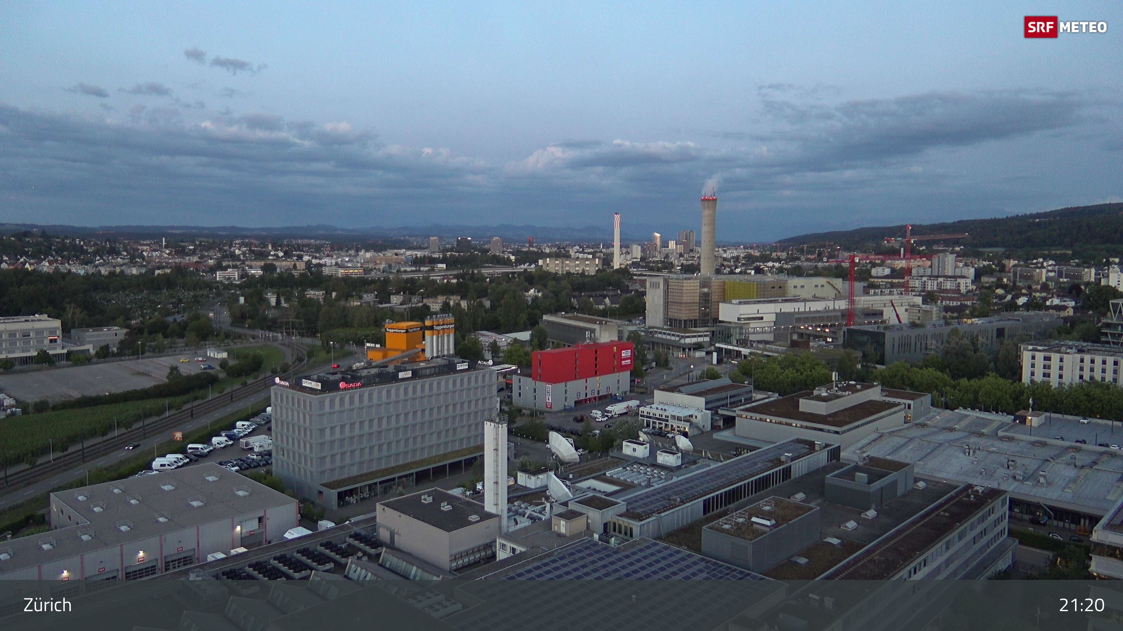 Zürich › Südosten: Schweizer Radio und Fernsehen (Studio Zürich Leutschenbach) - Sonderabfall-Sammelstelle Hagenholz