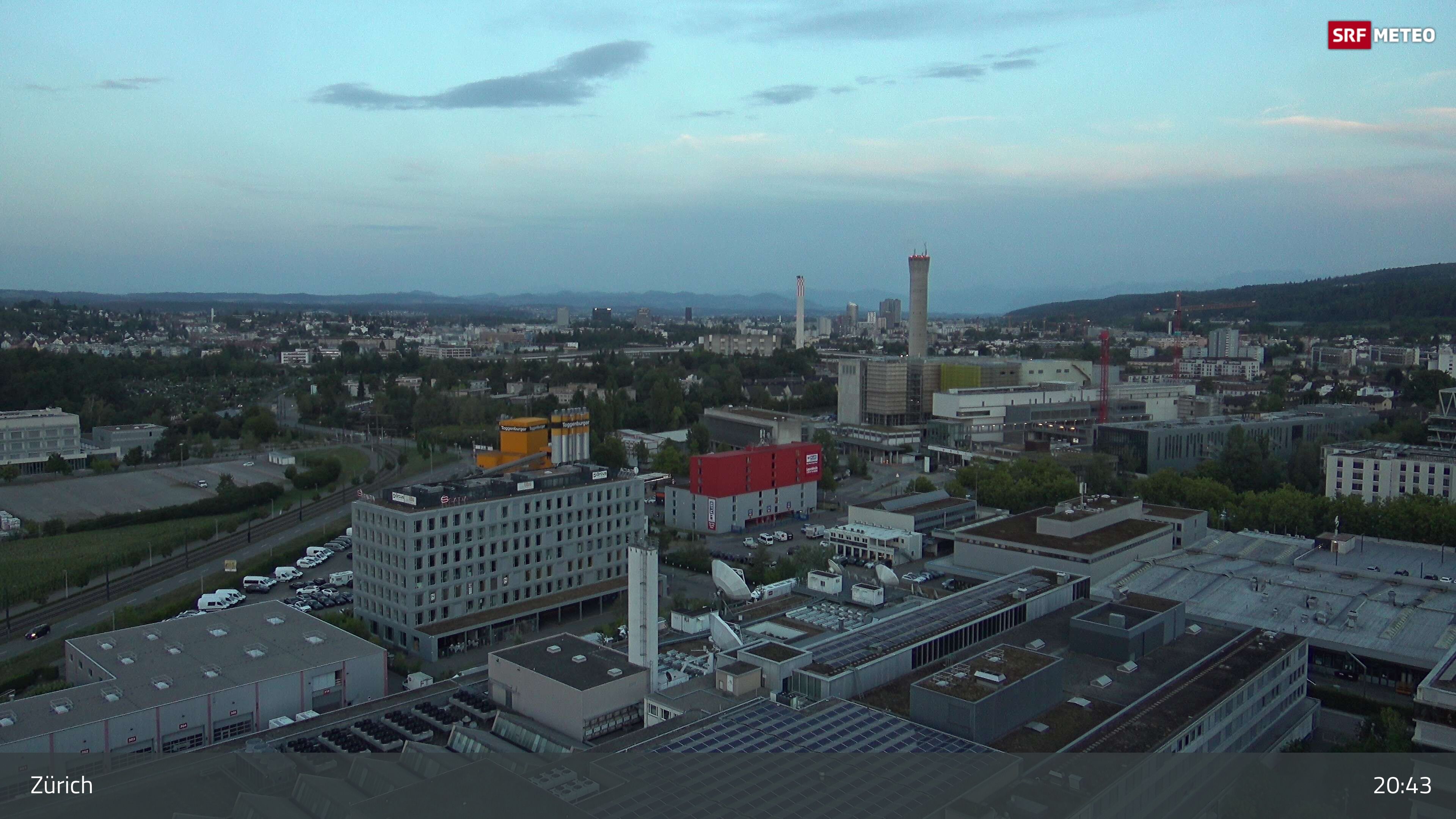 Zürich › Südosten: Schweizer Radio und Fernsehen (Studio Zürich Leutschenbach) - Sonderabfall-Sammelstelle Hagenholz