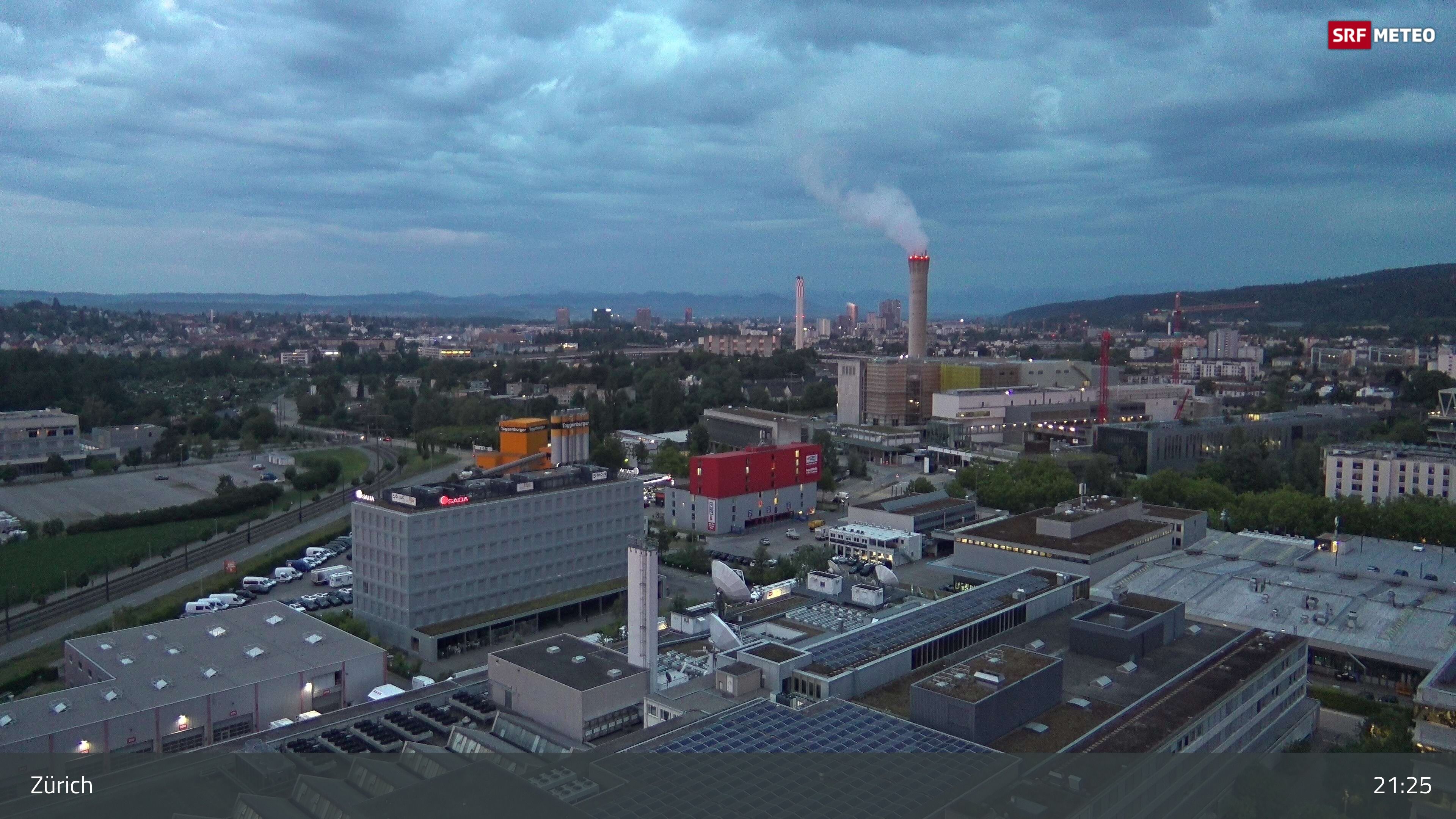 Zürich › Südosten: Schweizer Radio und Fernsehen (Studio Zürich Leutschenbach) - Sonderabfall-Sammelstelle Hagenholz