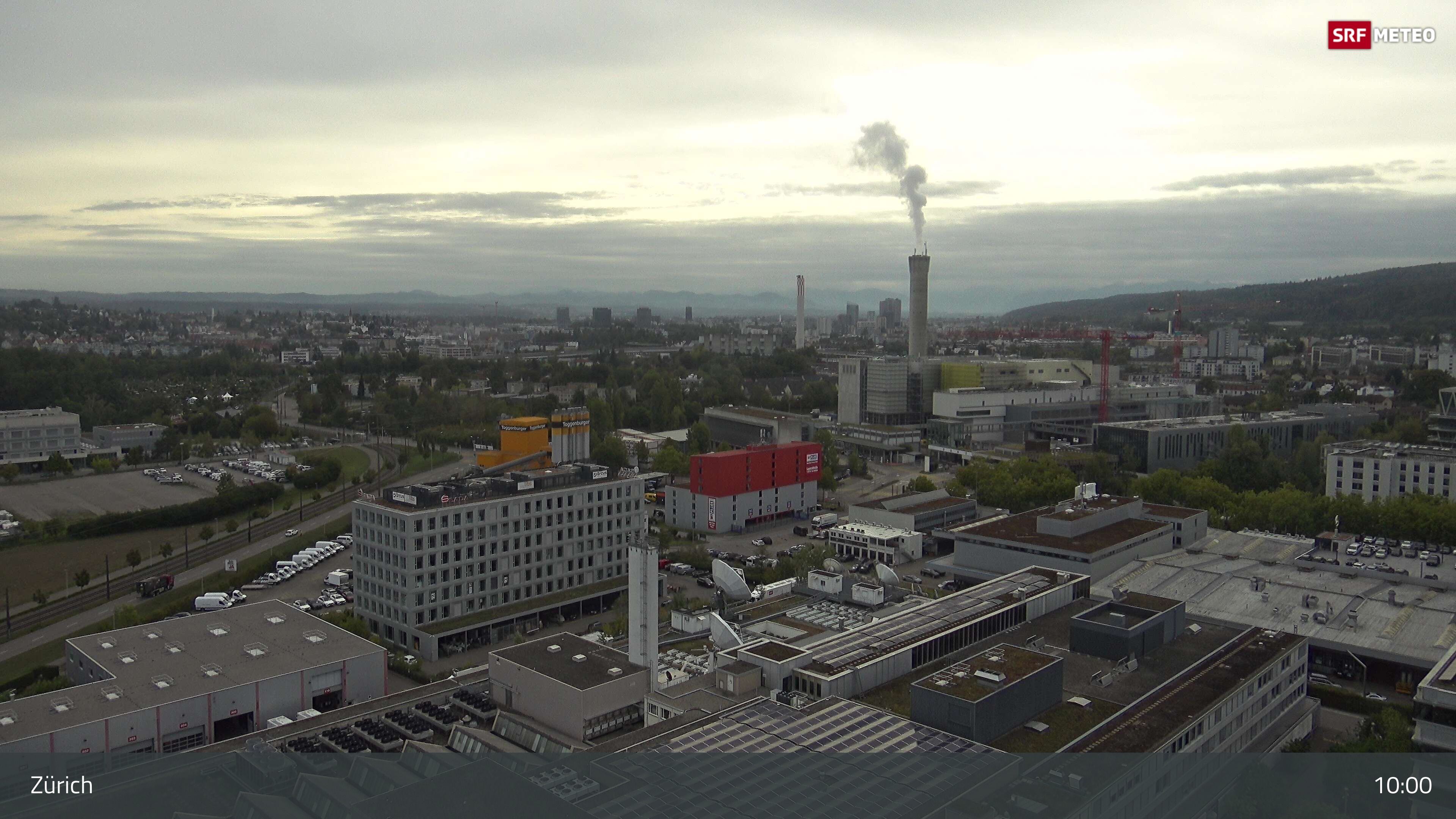 Zürich › Südosten: Schweizer Radio und Fernsehen (Studio Zürich Leutschenbach) - Sonderabfall-Sammelstelle Hagenholz