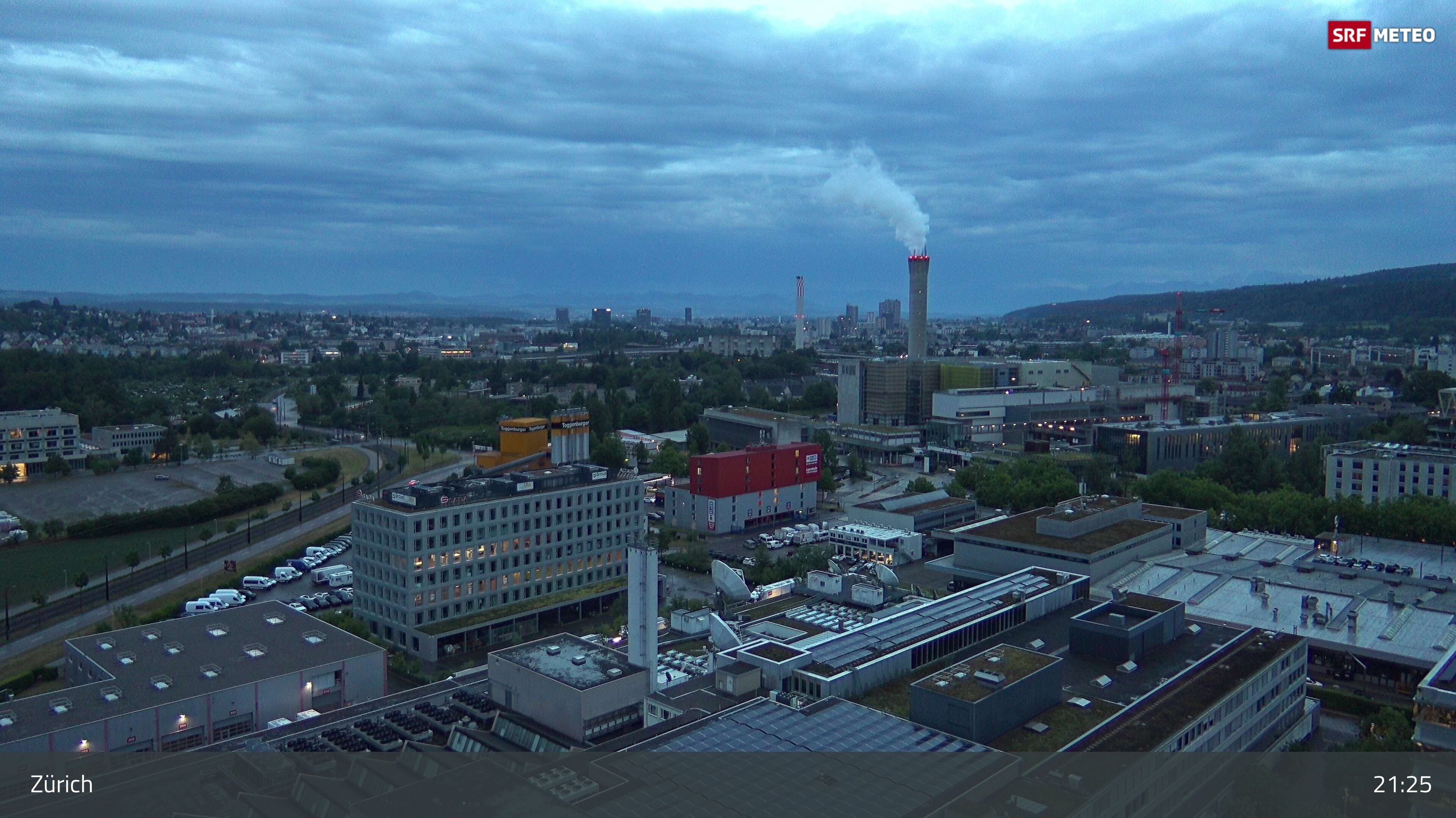 Zürich › Südosten: Schweizer Radio und Fernsehen (Studio Zürich Leutschenbach) - Sonderabfall-Sammelstelle Hagenholz