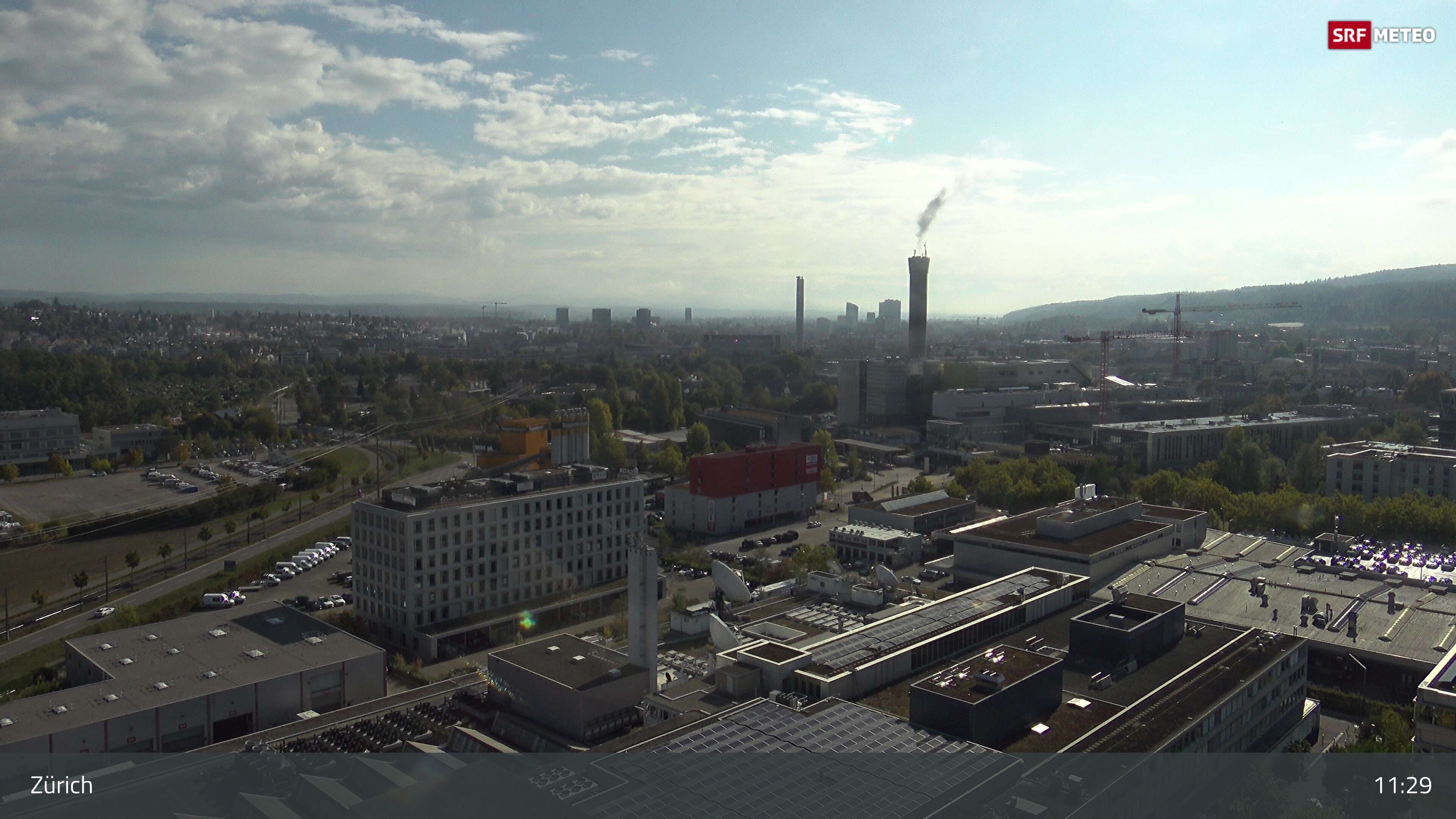 Zürich › Südosten: Schweizer Radio und Fernsehen (Studio Zürich Leutschenbach) - Sonderabfall-Sammelstelle Hagenholz