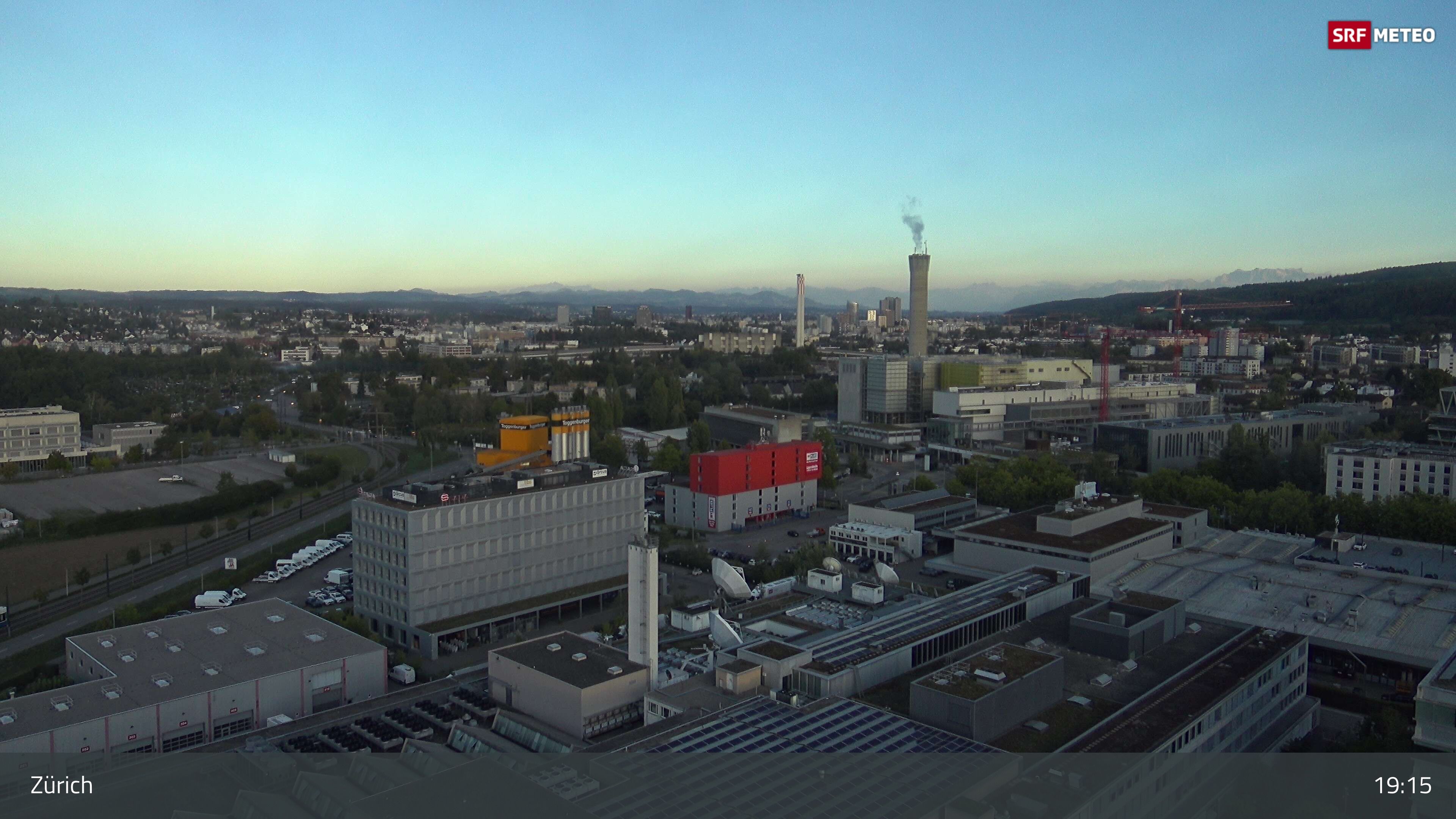 Zürich › Südosten: Schweizer Radio und Fernsehen (Studio Zürich Leutschenbach) - Sonderabfall-Sammelstelle Hagenholz